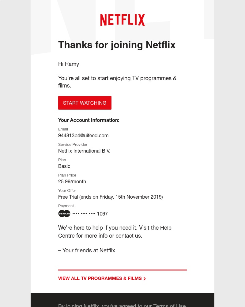 Onboarding on Netflix video screenshot