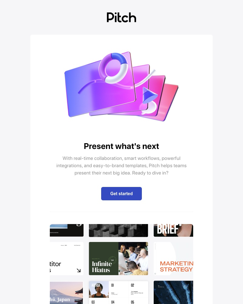 Pitch - Welcome to Pitch!