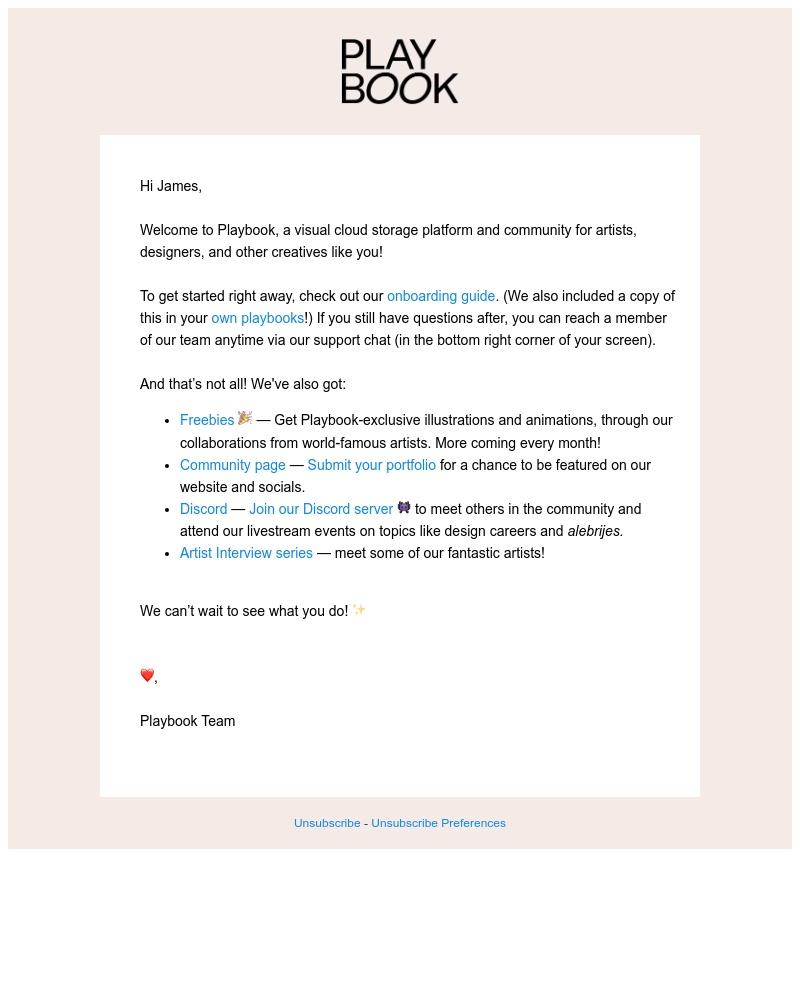 Playbook - Welcome to Playbook!