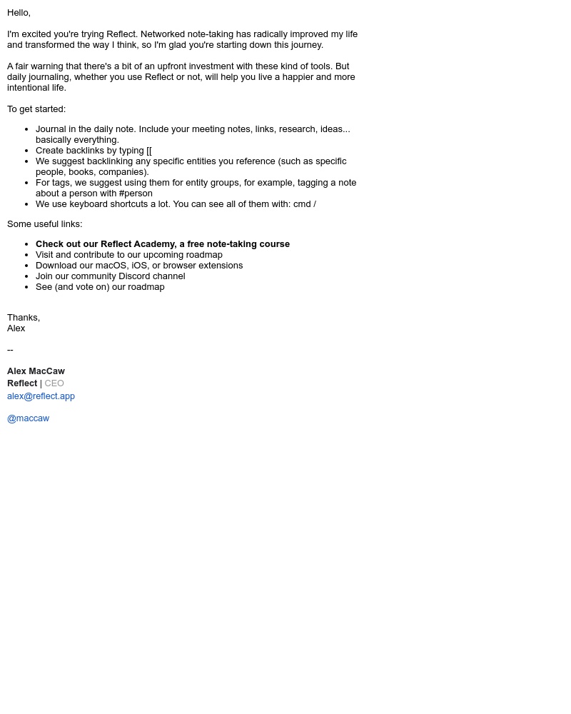 Reflect - Welcome to Reflect