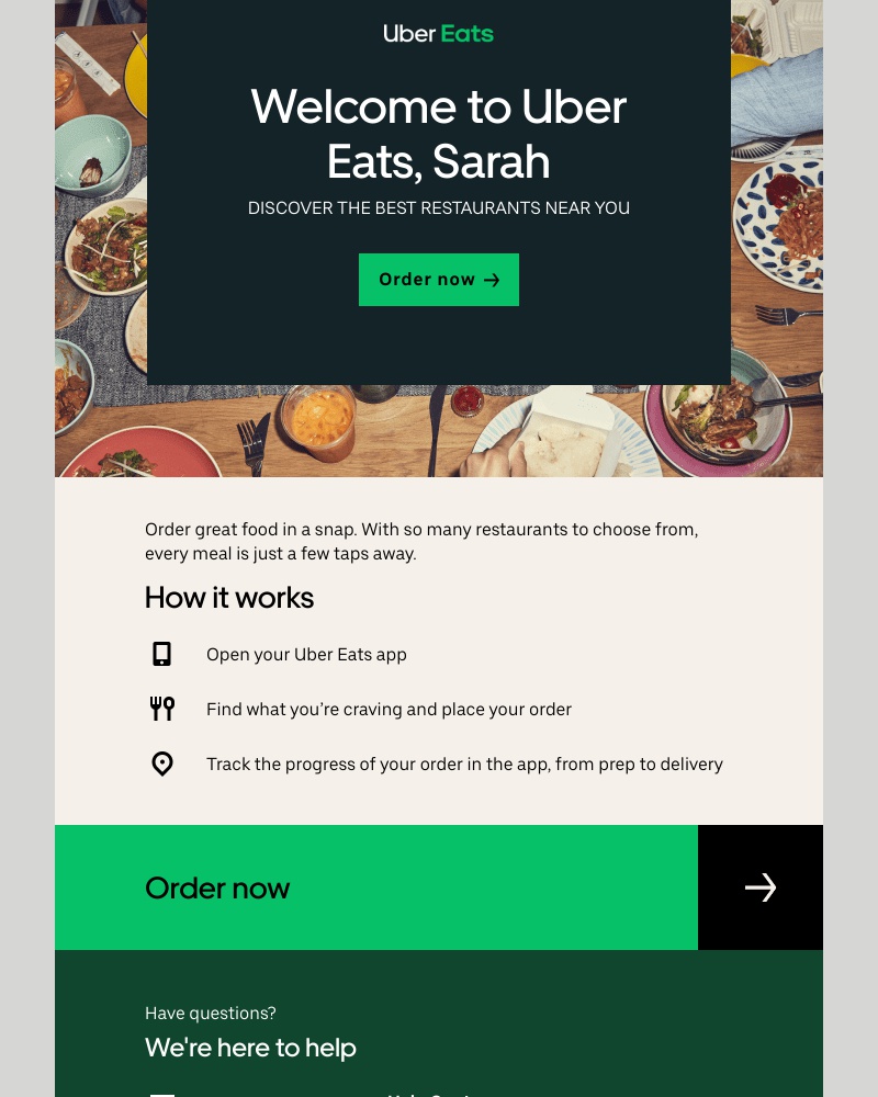 Uber Eats - Welcome to Uber Eats