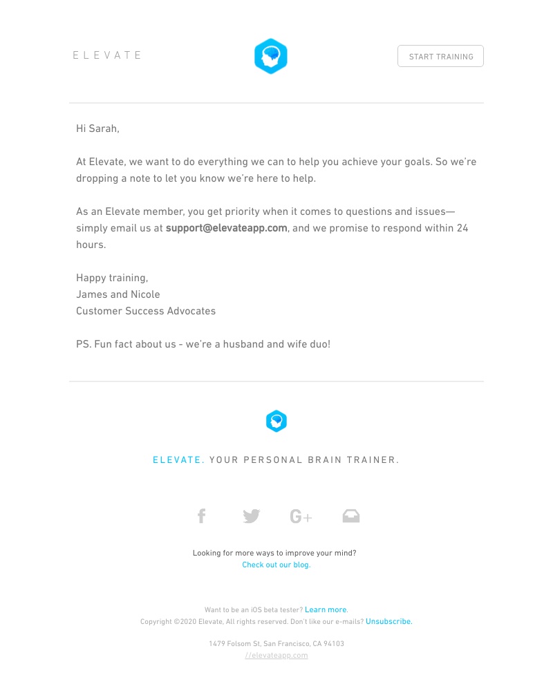 Elevate - We’re here to help