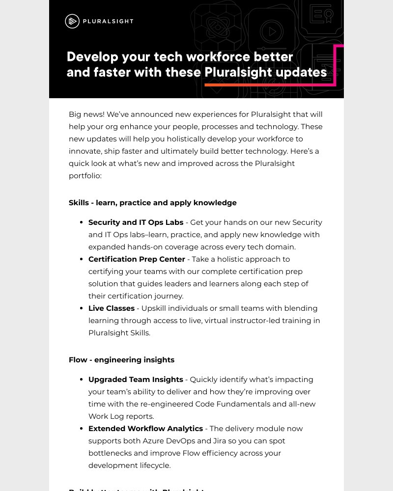 Pluralsight - We’re launching something new and exciting!