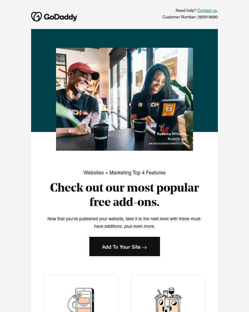 GoDaddy - We've got so much more for your new site.