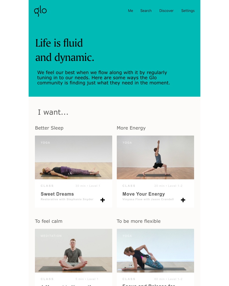 Glo - What do you need right now?