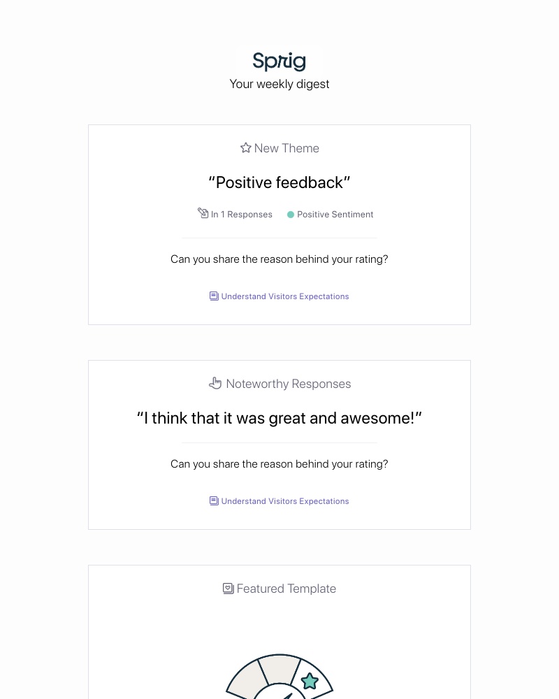 Sprig - What happened in Sprig this week for UI Feed Development