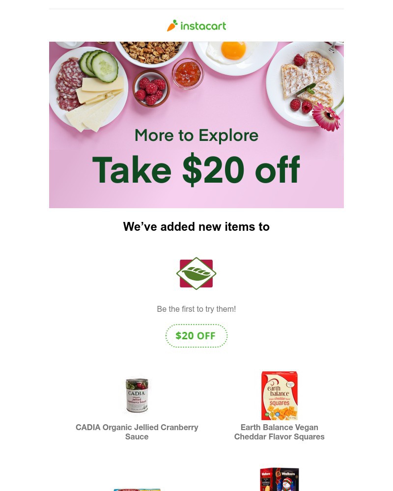 Instacart - What's new at New Leaf Community Markets by Instacart? Discover new items with $20 off your order.