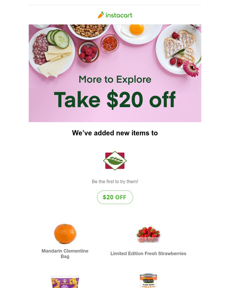Instacart - What's new at New Leaf Community Markets by Instacart? Discover new items with $20 off your order.
