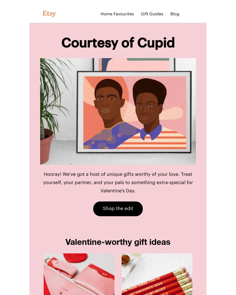 Etsy - What's your love language?