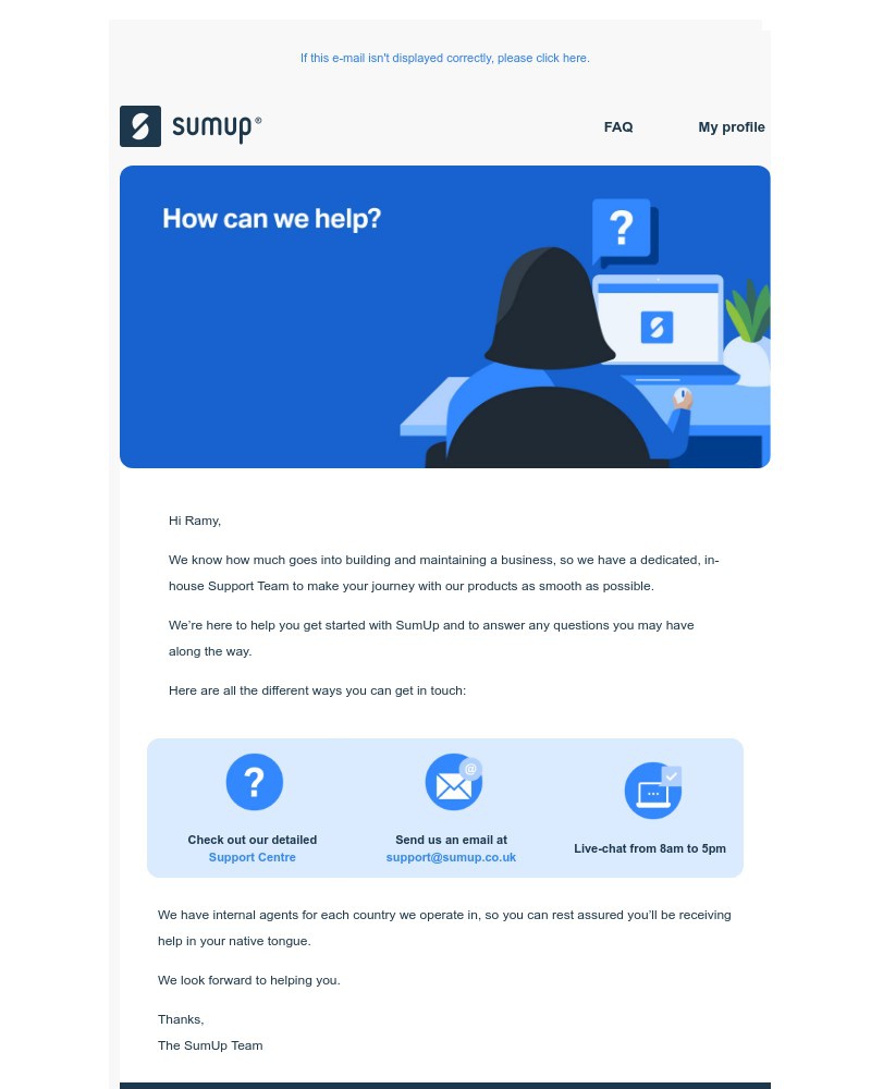 SumUp - With you every step of the way