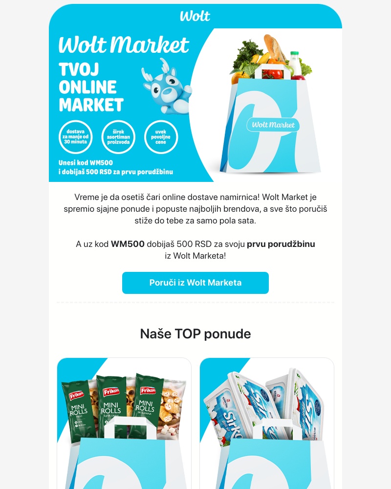 Wolt - Wolt Market ima sjajne ponude i popuste! 🥐🥑🍅