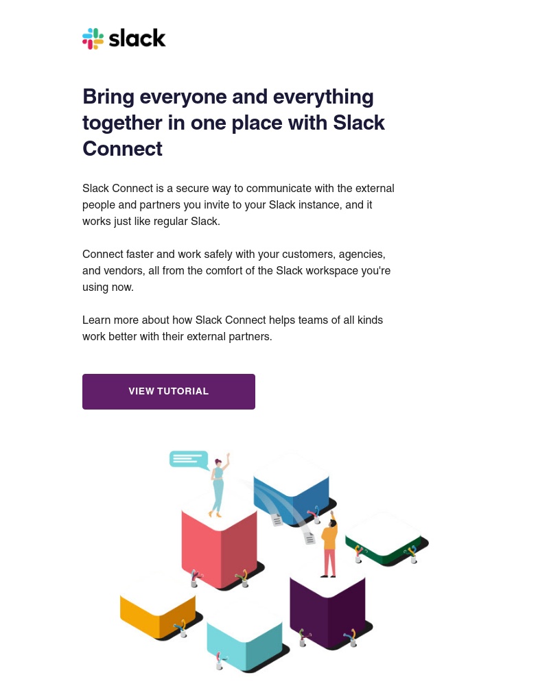 Slack - Work in Slack with people outside your company