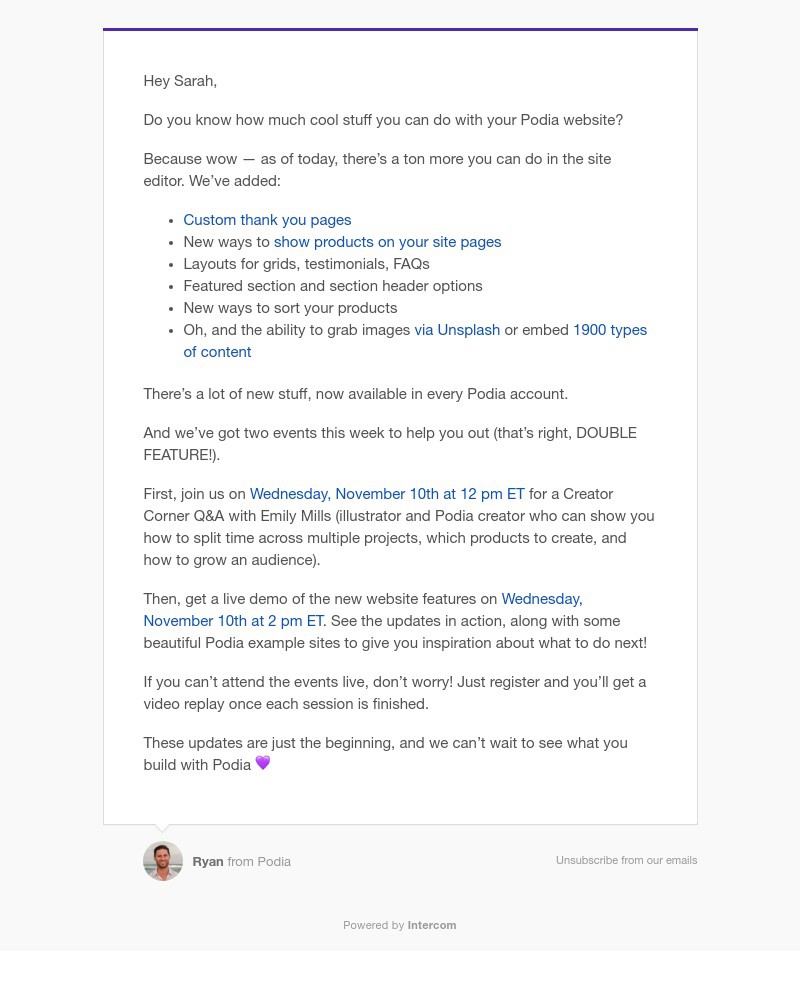 Podia - WOW check out these new site editor updates