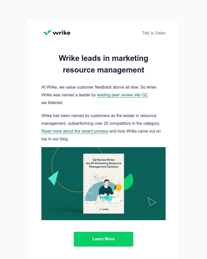 Wrike - Wrike named #1 in marketing resource management
