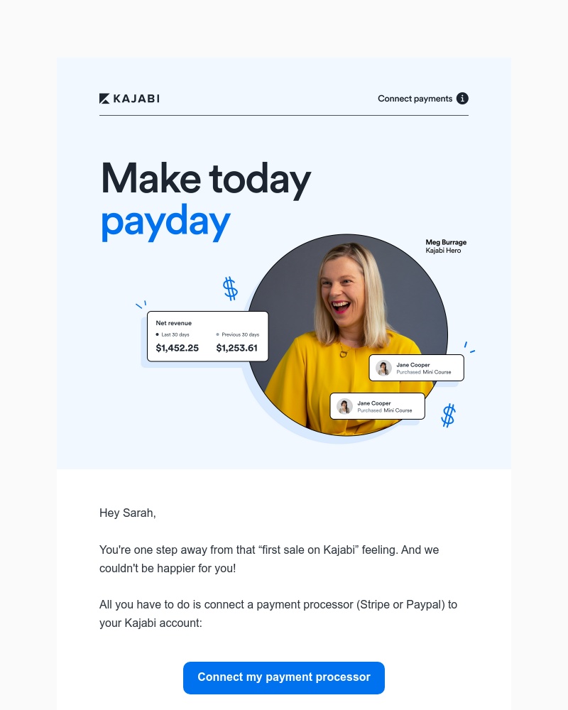 Kajabi - You can’t collect payments without this.