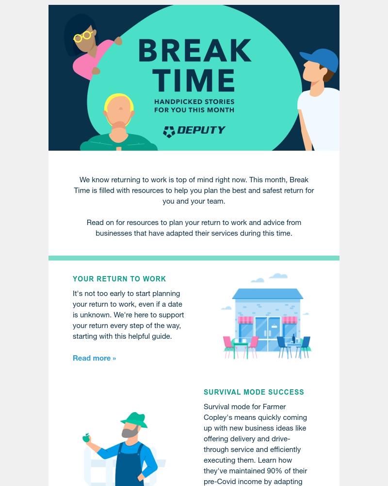 Deputy - You deserve a quick break 👏