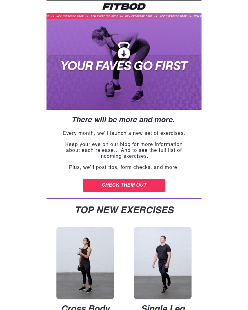 Fitbod - You wanted NEW Exercises...
