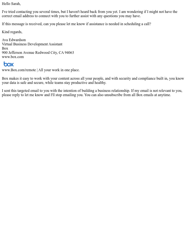 Box - Your Box Request