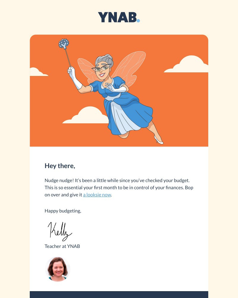 YNAB - Your budget misses you!