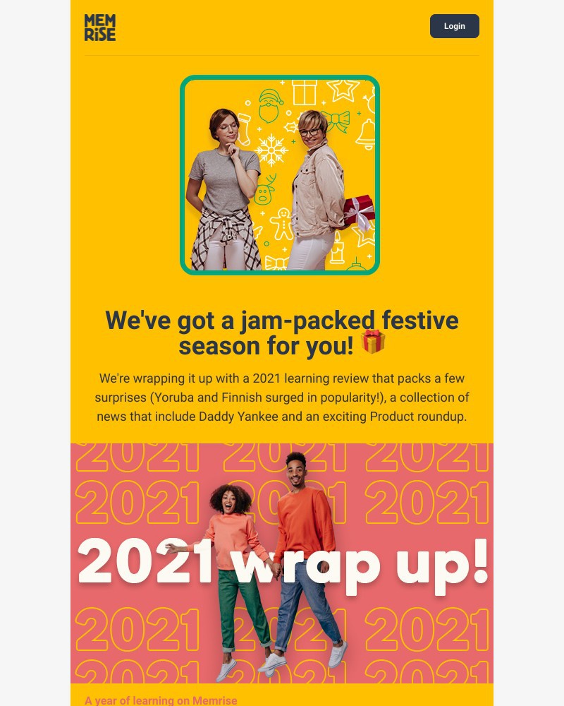 Memrise - Your December newsletter has arrived! ππ¬