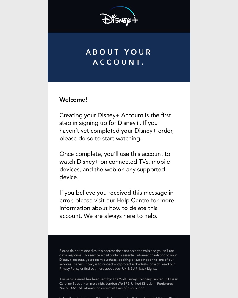 Disney+ - Your Disney+ Account