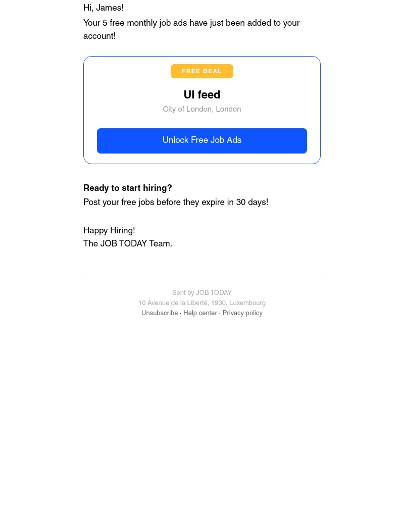 Job Today - Your free job ads is here