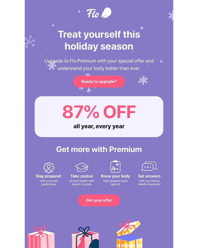 Flo - Your holiday treat is here