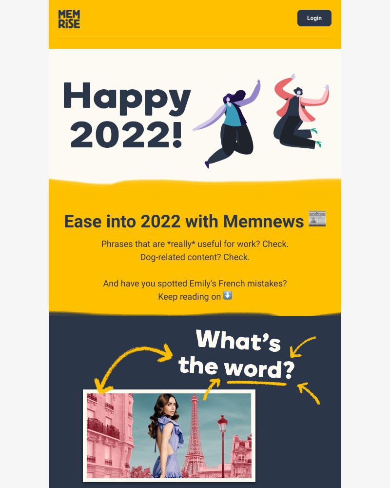 Memrise - Your January Newsletter is here! π¬