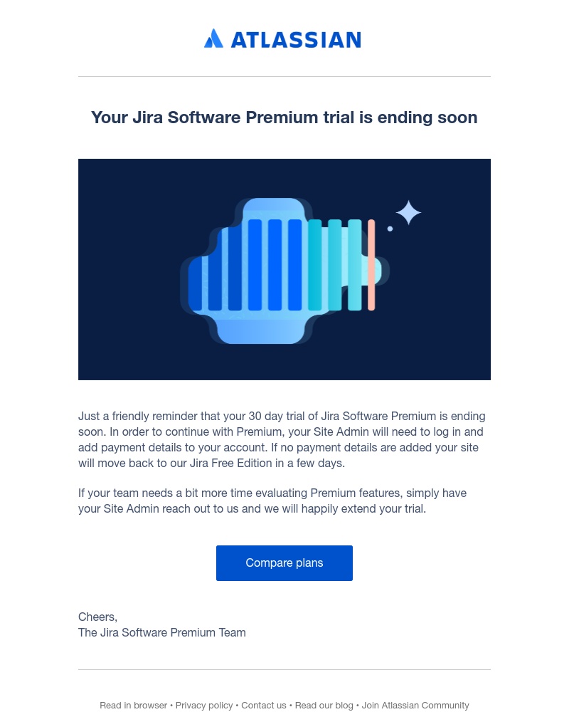 Jira - Your Jira Premium trial is ending soon