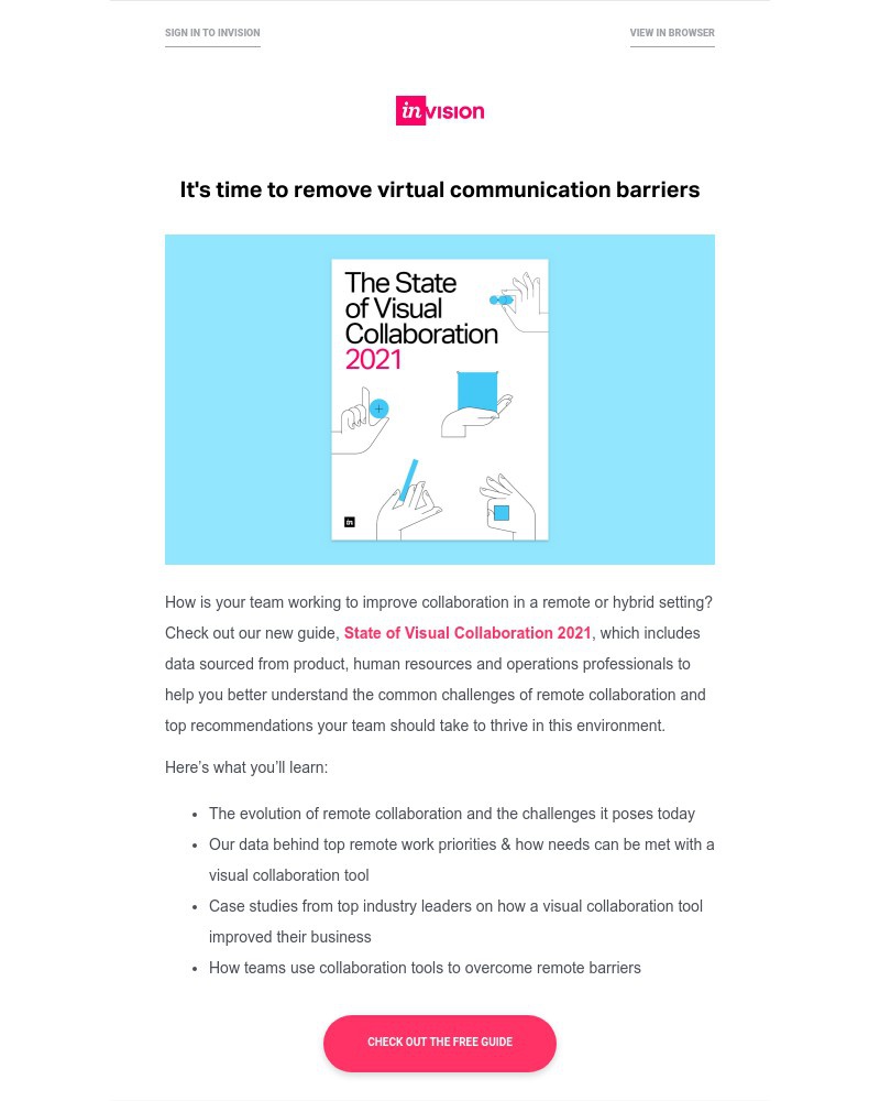 InVision - Your lookback at the state of visual collaboration in 2021