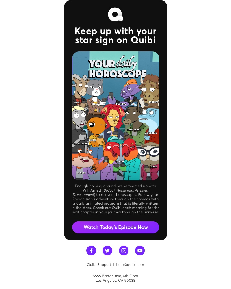 Quibi - Your New Home for Horoscopes
