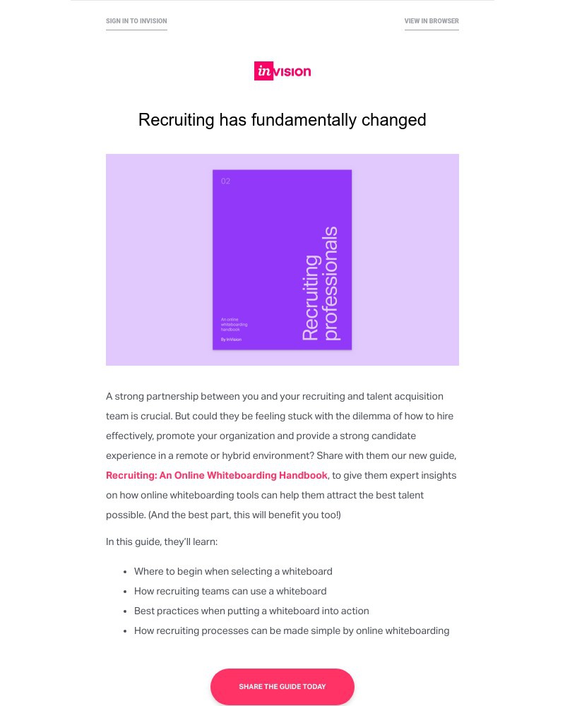 InVision - Your recruiting & talent acquisition team needs a digital whiteboard and here’s why