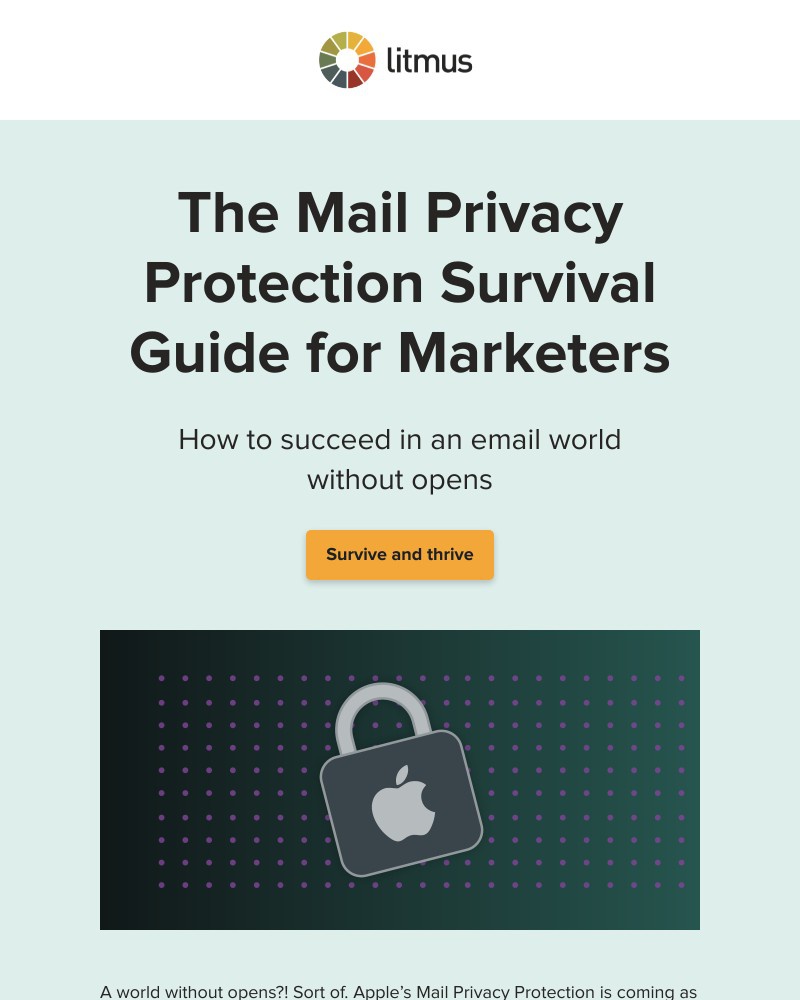 Litmus - Your survival guide to Mail Privacy Protection
