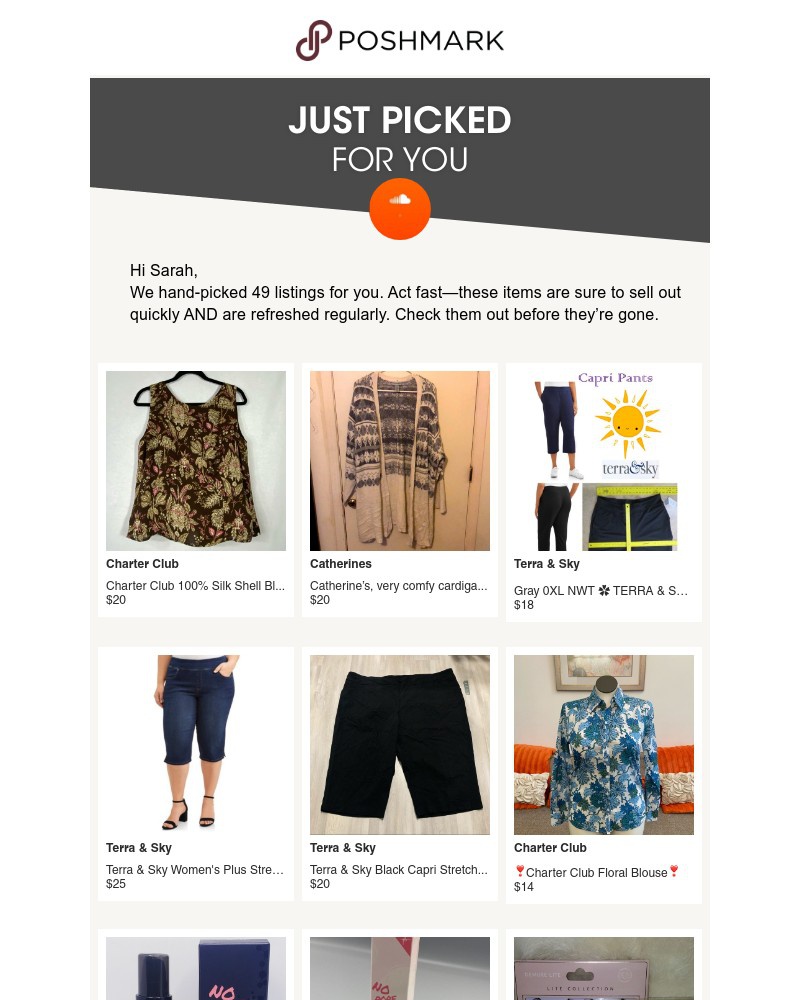 Poshmark - Your top picks are inside (hint: like Charter Club and more)