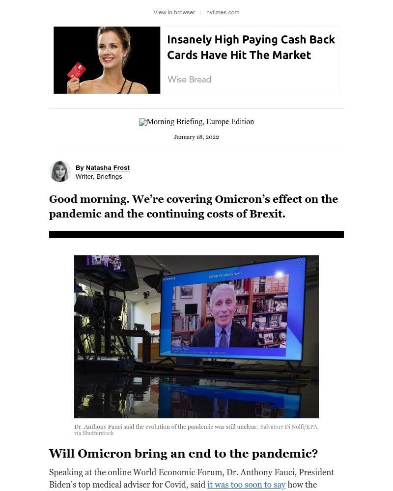 The New York Times - Your Tuesday Briefing