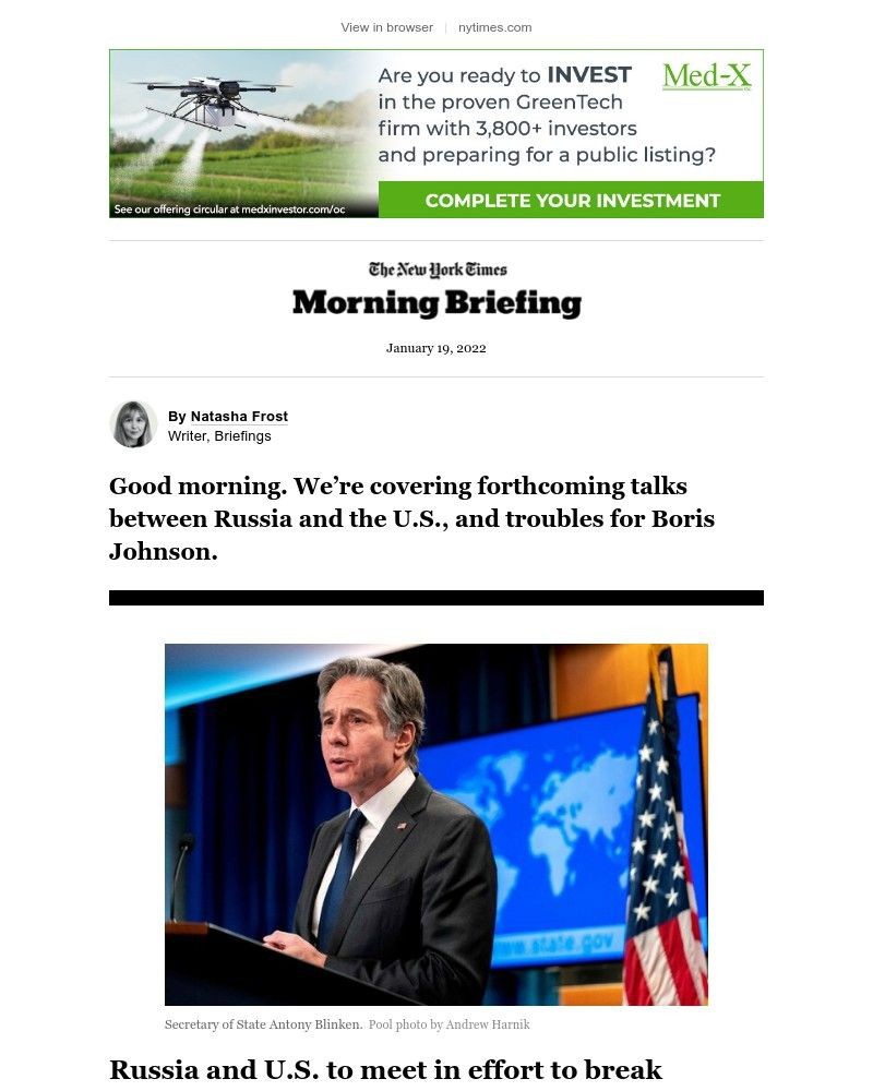 The New York Times - Your Wednesday Briefing