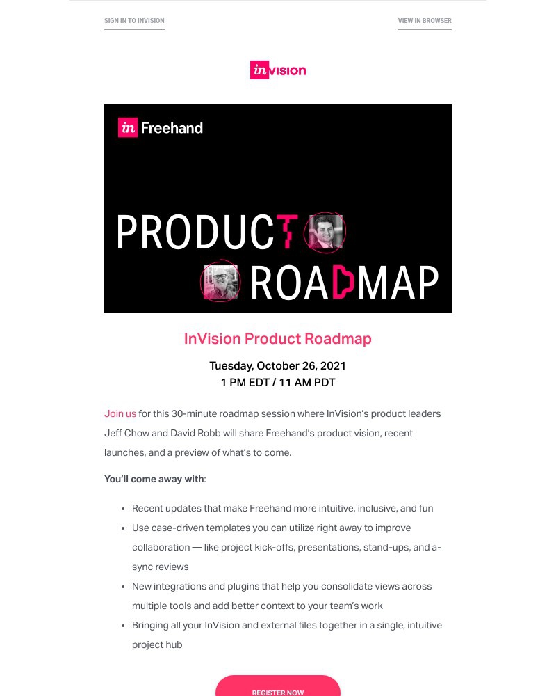 InVision - You’re Invited: InVision Product Roadmap