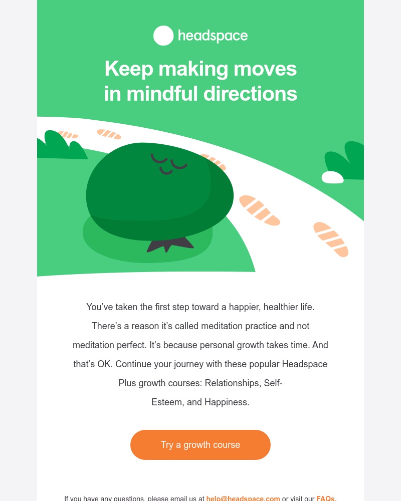 Headspace - Youβre just getting warmed up