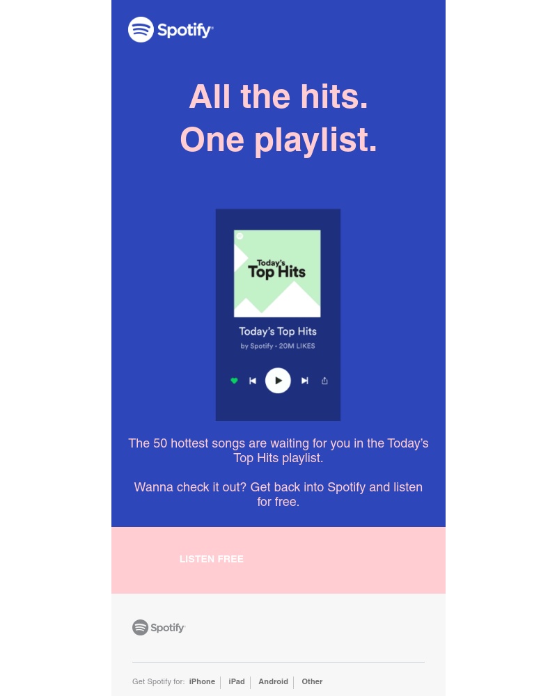 Spotify - You’re missing out — hear the hottest songs in the world