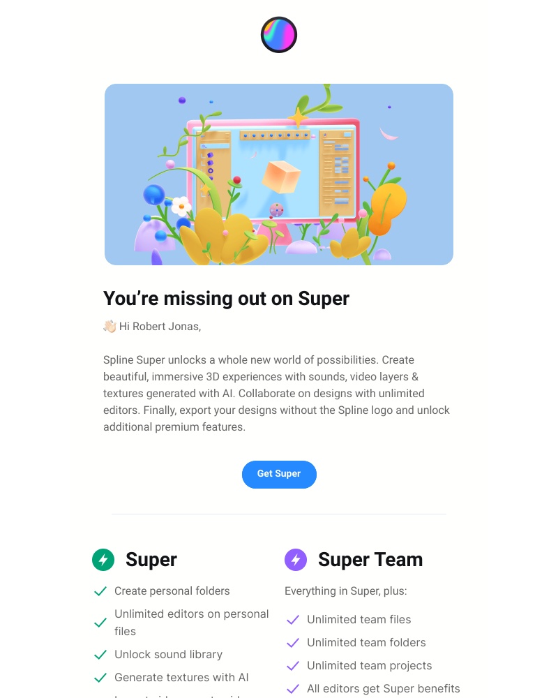 Spline - 💪🏼 You’re missing out on Super