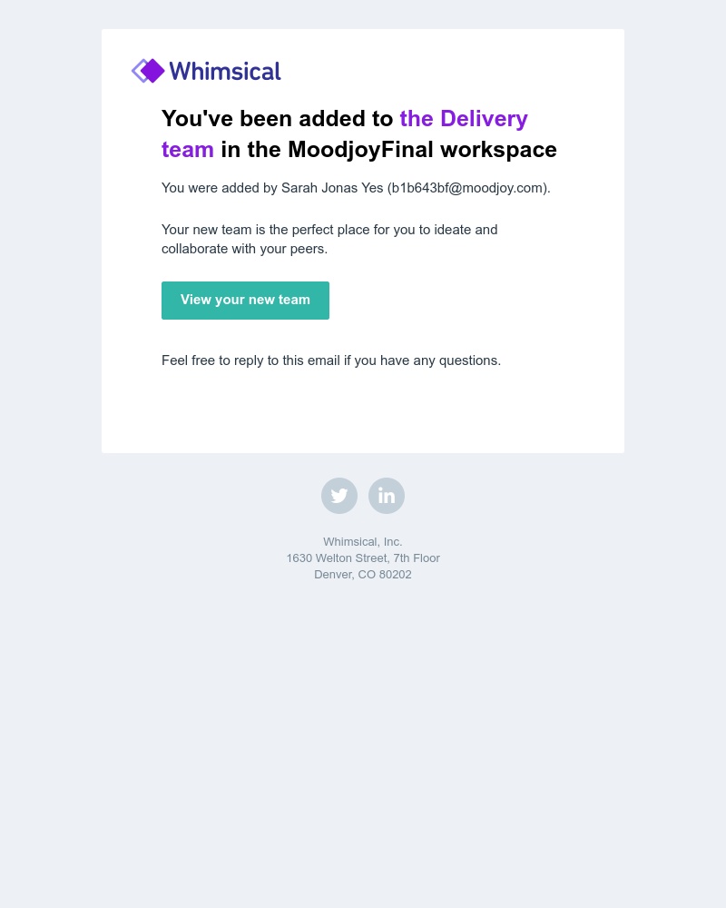 Whimsical - You’re now in the Delivery team in the MoodjoyFinal workspace