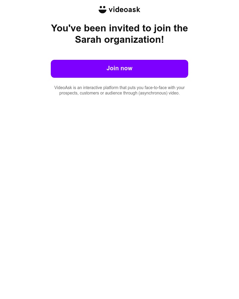 VideoAsk - You've been invited to collaborate on VideoAsk