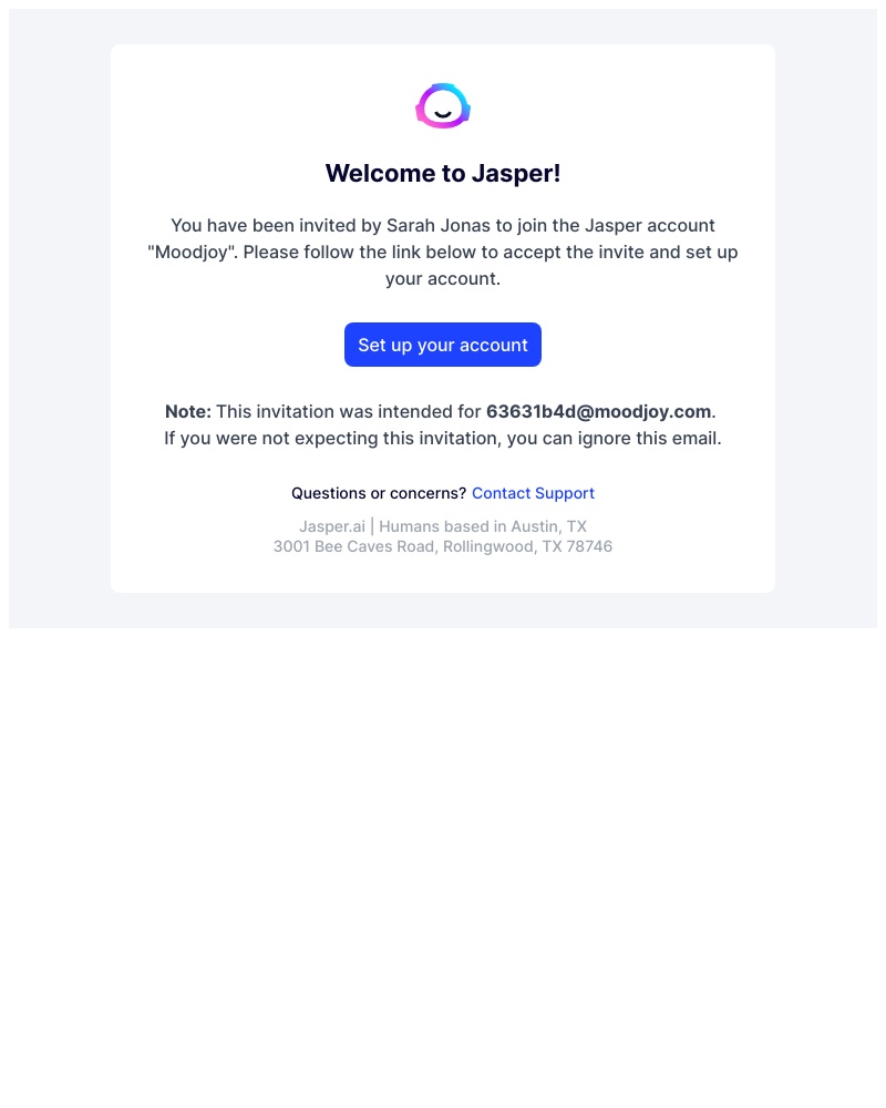 Jasper - You've been invited to Jasper!