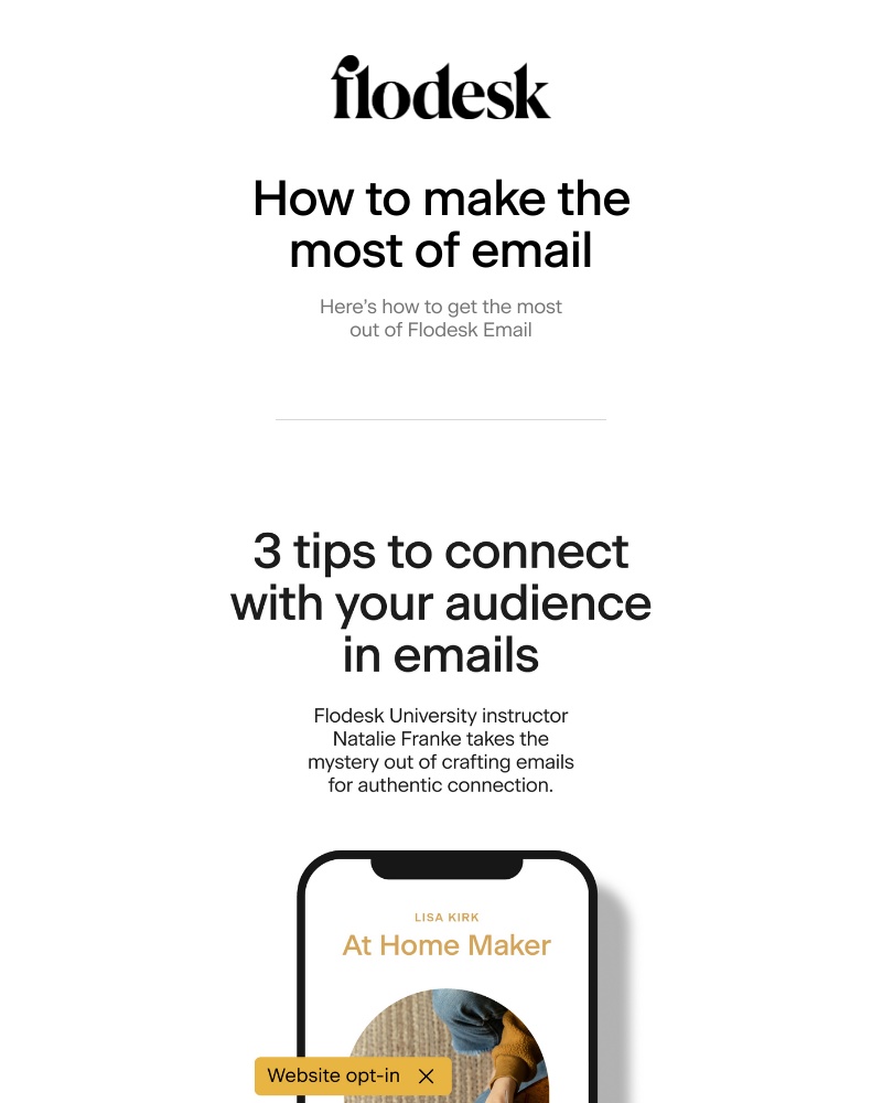 Flodesk - Youβve Got Mail (tips!) π©