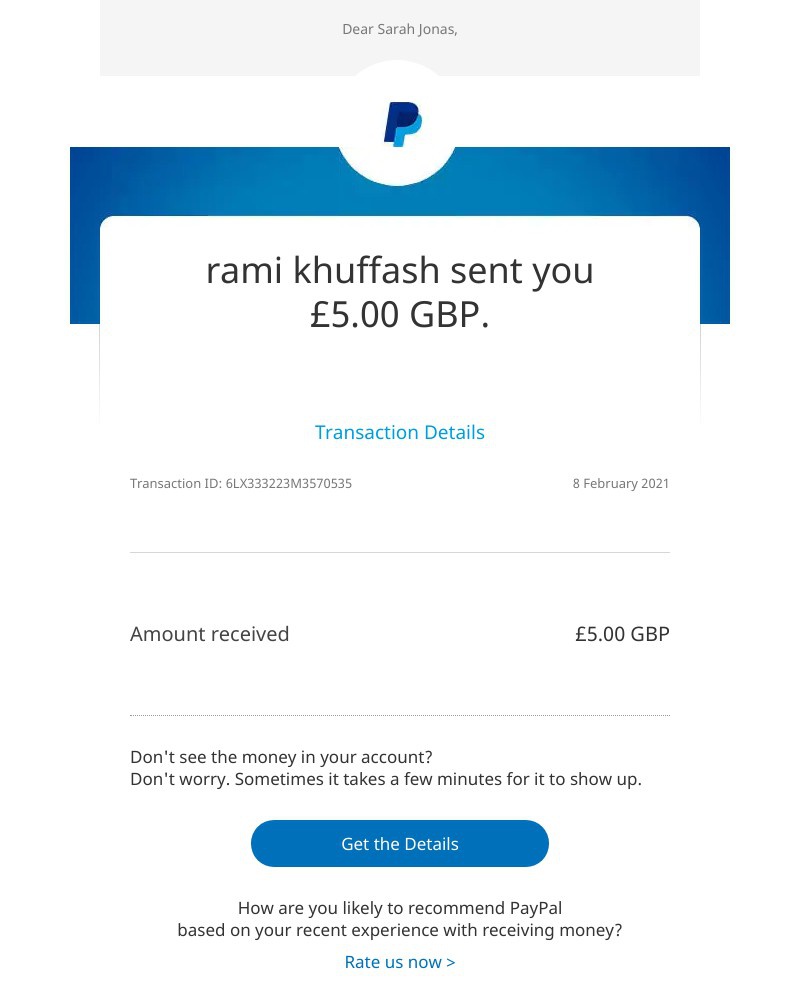 PayPal - You've got money