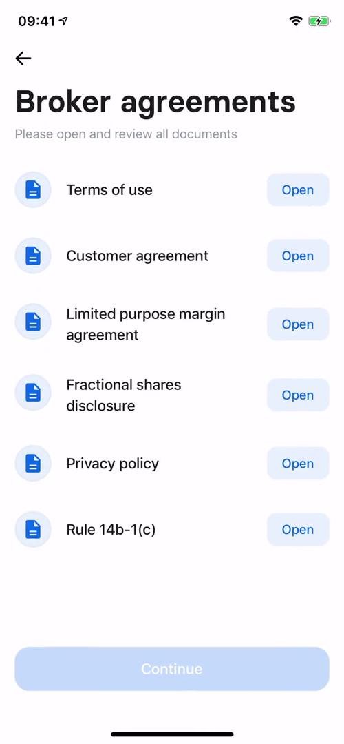 Investing screenshot