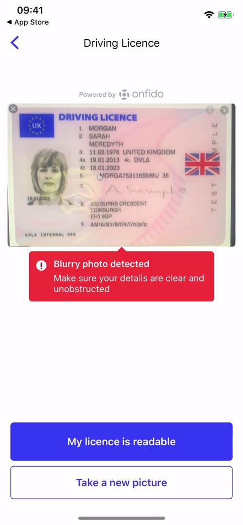 Onboarding screenshot