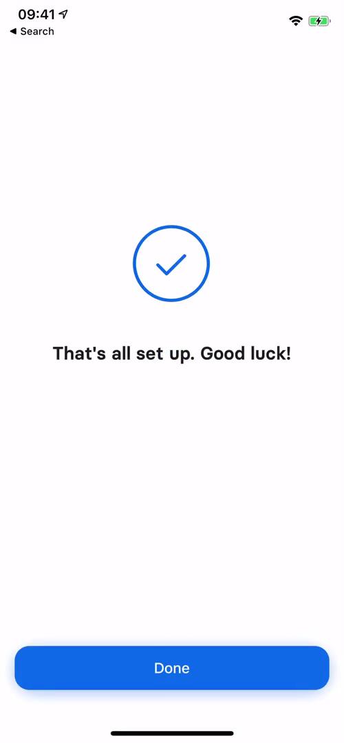 Creating a budget screenshot