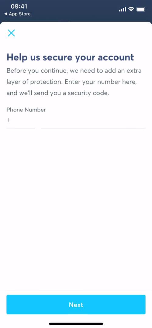 Onboarding screenshot