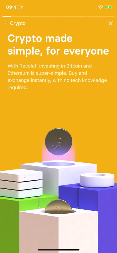 Buying crypto currency screenshot